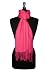 Biagio 100% Wool Pashmina Scarf Hot Pink Fuchsia Color Women's Shawl Wrap