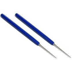2 Beading Awls Bead Knotting Hand Tool w/PVC Grip