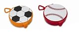 Fit & Fresh Snack Clip: Soccer and Baseball (Pack of 2)