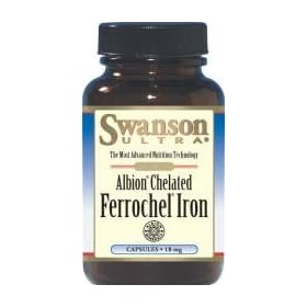 Swanson Ultra Albion Chelated Iron (18mg, 180 Capsules)