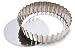 World Cuisine Tin Plate Fluted Deep Tart Mold-Dia. 11" [World Cuisine]