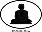 BUDDHA Oval Bumper Sticker