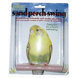 JW Pet Insight Sand Perch Swing for Parakeets & Similar Sized Birds (Small)
