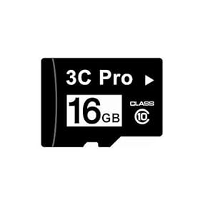 3C Pro 16GB Class 10 MicroSDHC Card 16G C10 MicroSD SDHC with SD Adapter