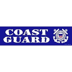 Coast Guard Bumper Strip Magnet