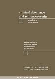 Criminal Deterrence and Sentence Severity