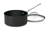Cuisinart Chefs Classic Nonstick Hard-Anodized 3-Quart Saucepan with Lid