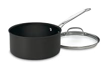 Cuisinart Chef's Classic Nonstick Hard-Anodized 3-Quart Saucepan with Lid