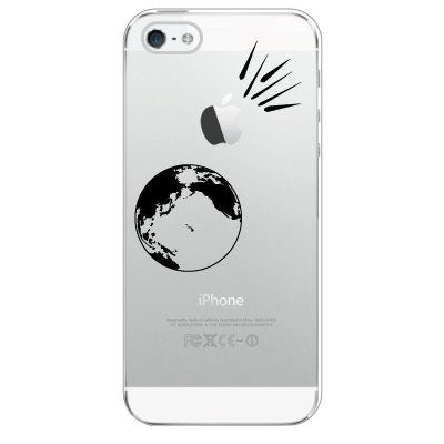 隕石 meteorite【ブラック】 / iPhone5ケース【iphone5 ケース カバー】【スマホケース】【スマートフォン ケース】