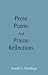 Prose, Poems, And Private Reflections