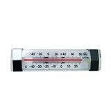 Excellante Horizontal Liquid Scale Thermometer, -40 to 80 Degrees Fahrenhei ....