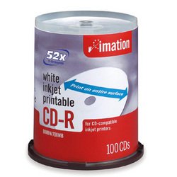 Click here to buy 52x CD-R 700 MB 80 Min 100 Pac by Imation.