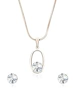 Annie Ram Conjunto de cordón y pendientes  Oro