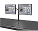 Table Mount Dual Spider Monitor Arm -Black