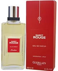 HABIT ROUGE by Guerlain EAU DE PARFUM SPRAY 3.4 OZ
