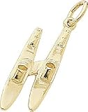 Water Skis Charm by Rembrandt Charms