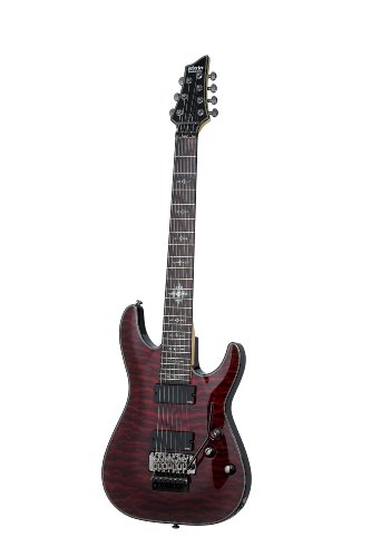 Schecter Damien Elite-7 FR Seven String Electric Guitar - Crimson Red