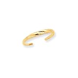 Fancy Toe Ring in 14 Karat Gold
