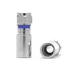 F RG6-Quad Permaseal-II Blue for Coax