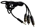 Pedea 3,5 mm - RCA Video-Audio-Kabel für Apple iPod- und iPhone
