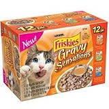 Friskies Gravy Sensations Wet Cat Food Variety Pack 3-oz pouch 24-count
