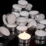 Fresh Linen Scented Tealight Candles Burn 4 Hours Set of 25 Made in USA