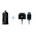 iLuv iCC162 Micro USB Car Charger with Charge/Sync Cable for iPhone and iPod