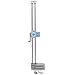 Fowler Chrome Plated Twin Beam Dial Height Gage, 0.001" Graduation