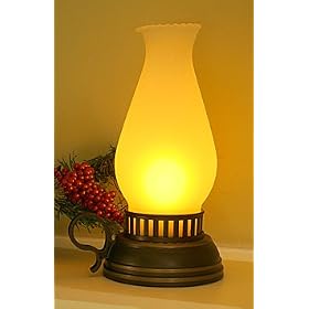 Flameless Hand Held Candle Lantern With Timer