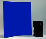 Pop-up system with fabric panels and case
