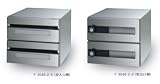 田島メタルワーク F3049-2-S(受注生産) 2段 前入後出 防音配慮型 多段式省スペースタイプ myナンバー錠