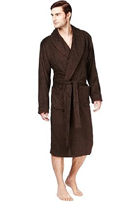 Cotton Rich Towelling Dressing Gown