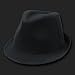Search : Black Basic Woven Fedora Hat Hats Size Lg/XL