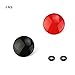 LXH 2 PACK Black + Red Convex Soft Release Button Finger Touch Fits any Standard Threaed Release For Fujifilm X-PRO2, XPRO-1,X100F, X100T, X100, X100S, X10, X20, X30, X-E1, X-E2,X-E2S, STX-2, X-T10