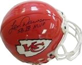 Len Dawson Autographed/Hand Signed Kansas City Chiefs Authentic Mini Helmet SBIVMVP- Tri Star Hologr