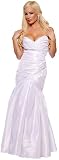 31BSxx1DHYL. SL160  Designer White Taffeta Strapless Long Mermaid Formal Wedding Bridal Gown