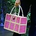 Pandan handbag, 'Lattice' (pink) Image