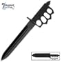 WWI Trench Knife Black Blade and Handle
