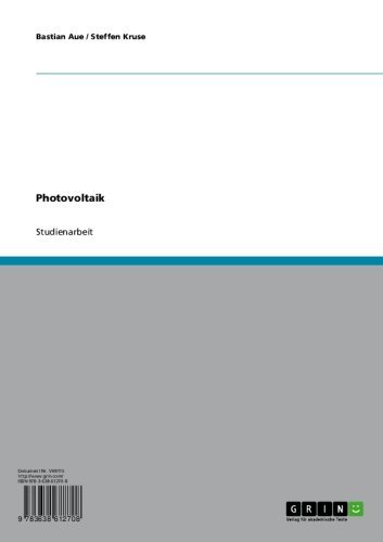 Energieerzeugung aus Photovoltaik (German Edition)