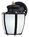 Westinghouse Lighting 6451600 Energy Star One-Light Exterior Wall Lantern with Dusk to Dawn Sensor, Matte Black Finish on Steel