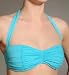 Tommy Bahama Pearl Islands Shirred Front Halter Swim Top (TSW42305T) S/Caribe