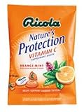 Ricola Nature\'s Protection Orange-Mint Vitamin C Supplement Drops