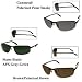 Rayban Sidestreet Sunglasses RB3239: Matte Black/APX Gray-Green