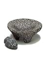Molcajete de Piedra Negra / Black Stone Mortar & Pestle Molcajete
