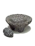 Molcajete de Piedra Negra / Black Stone Mortar & Pestle Molcajete