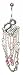 Rocawear pearl, bead and chains button ring