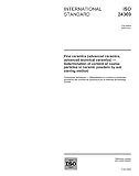 ISO 24369:2005, Fine ceramics (advanced ceramics, advanced technical ceramics) - Determination of content of coarse particles in ceramic powders by wet sieving method