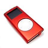 Red Metal Case for the Apple Ipod Nano 2nd Generation by Incipio