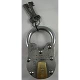 Buy Antique Style Wine Cellar Padlock with 2 Skeleton Keys by UD