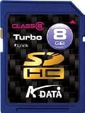 8GB Turbo SDHC 2.0 150X Class 6